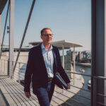 Fotoreportage eines Politikers im Bundestag in Berlin