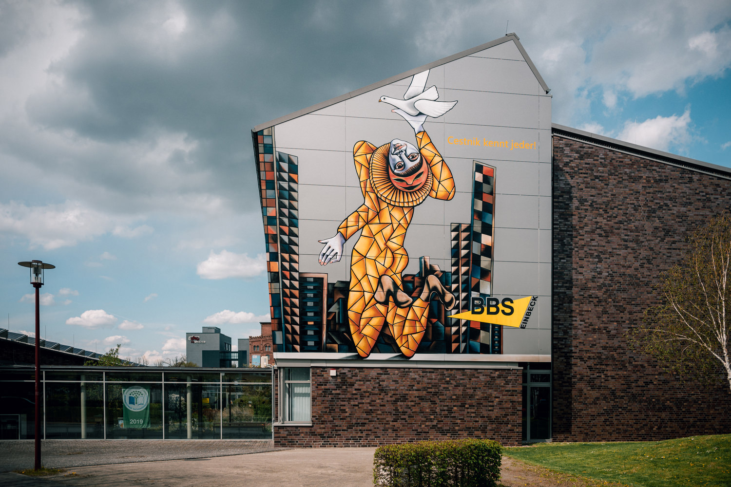 Ein Cestnik Graffiti an der BBS Einbeck